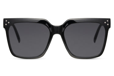 Heart-shaped sunglasses with pink lenses